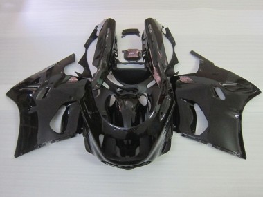 Best 1990-1992 Kawasaki ZZR1100 Motorcycle Fairings - Glossy Black