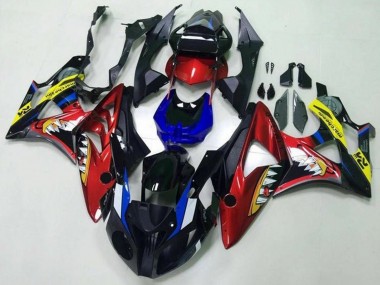 Best 2009-2014 BMW S1000RR Motorcycle Fairings - Red Blue Yellow Black Shark