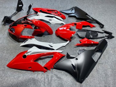 Best 2009-2014 BMW S1000RR Motorcycle Fairings - Red White Matte Black