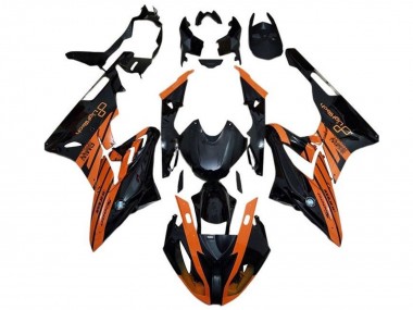 Best 2015-2016 BMW S1000RR Motorcycle Fairing - Orange Glossy Black