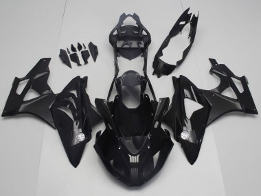 Best 2019-2022 BMW S1000RR Motorcycle Fairings - Black Matte Black