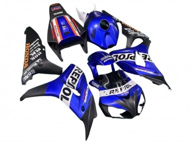 Best 2006-2007 Honda CBR1000RR Motorcycle Fairings - Blue White Red Matte Black Repsol