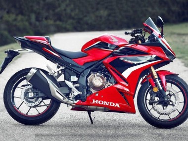 Best 2019-2021 Honda CBR500R Motorcycle Fairings - Red White Glossy Black OEM Style
