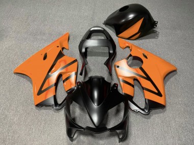 Best 2001-2003 Honda CBR600 F4i Motorcycle Fairings - Orange Matte Black