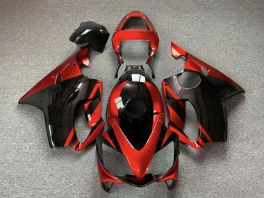Best 2001-2003 Honda CBR600 F4i Motorcycle Fairings - Red Glossy Black