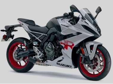 Best 2024-2025 Suzuki GSX8R Motorcycle Fairings - Silver Black Red
