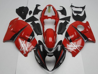 Best 1996-2007 Suzuki GSXR 1300 Hayabusa Motorcycle Fairings - Red Black Grey