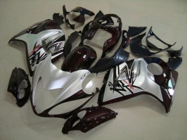 Best 2008-2020 Silver Black Suzuki GSXR 1300 Hayabusa Motorcycle Fairings