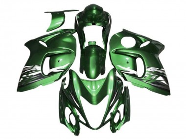 Best 2008-2020 Green Silver White Suzuki GSXR 1300 Hayabusa Motorcycle Fairings