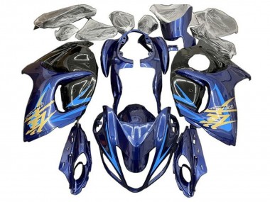 Best 2008-2020 Blue Black Light Blue Gold Suzuki GSXR 1300 Hayabusa Motorcycle Fairings
