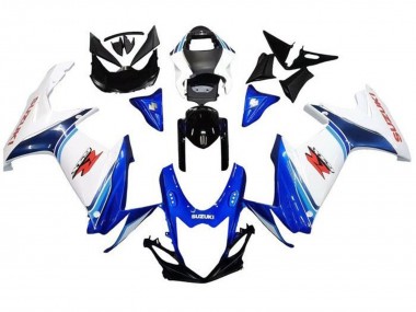 Best 2011-2024 Suzuki GSXR 600 / GSXR 750 Motorcycle Fairings - White Blue Glossy Black Red