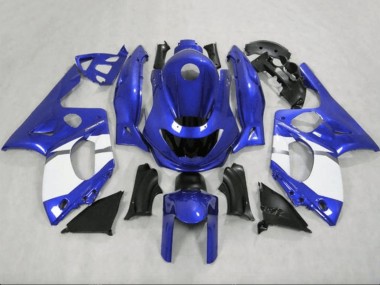 Best 1996-2007 Yamaha YZF600R Thundercat Motorcycle Fairings - Blue White Grey Black