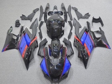 Best 2019-2021 Yamaha YZF R3/R25 Motorcycle Fairings - Blue Red Glossy Black