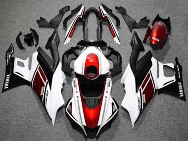 Best 2022-2024 Yamaha YZF R3/R25 Motorcycle Fairings - White Red Black