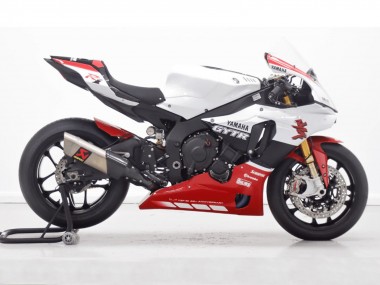 Best 2015-2019 Yamaha YZF 1000 R1 Motorcycle Fairing - White Red Black GYTR