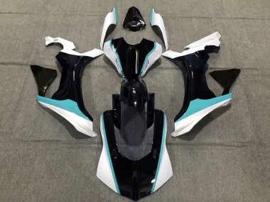 Best 2015-2019 Yamaha YZF 1000 R1 Motorcycle Fairings - Black White Teal Blue