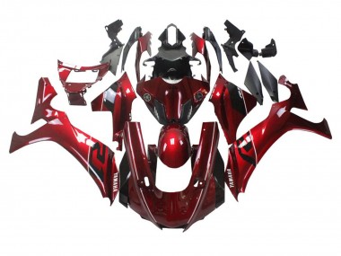 Best 2020-2025 Yamaha YZF 1000 R1 Motorcycle Fairings - Red White Black Stripe
