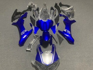 Best 2020-2025 Yamaha YZF 1000 R1 Motorcycle Fairings - Blue Silver