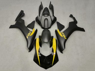 Best 2020-2025 Yamaha YZF 1000 R1 Motorcycle Fairings - Glossy Black Matte Black Yellow