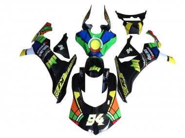 Best 2020-2025 Yamaha YZF 1000 R1 Motorcycle Fairings - Blue Green Yellow Red Black Color Wheel 94