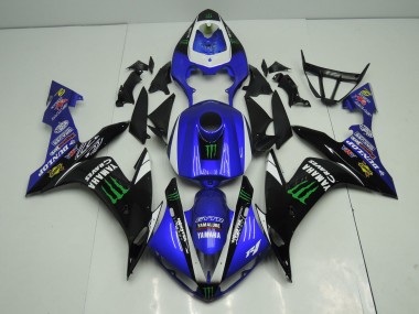 Best 2004-2006 Yamaha YZF 1000 R1 Motorcycle Fairings - Blue White Black Green Monster Energy