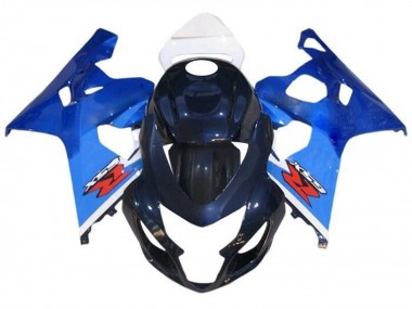 Best 2004-2005 Suzuki GSXR 600 / GSXR 750 Motorcycle Fairings - White Blue Red