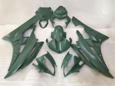 Best 2006-2007 Yamaha YZF R6 Motorcycle Fairings - Army Green