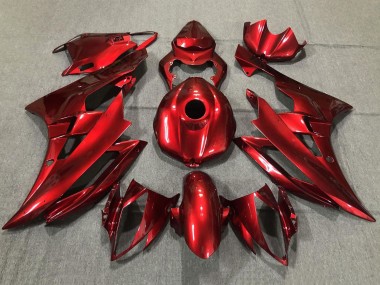 Best 2006-2007 Yamaha YZF R6 Motorcycle Fairings - Red