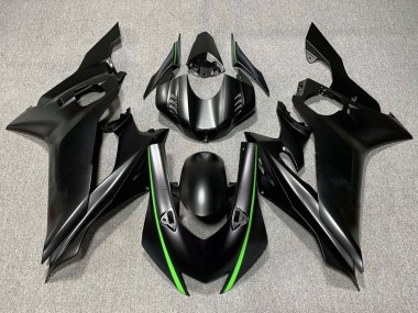 Best 2017-2023 Yamaha YZF R6 Motorcycle Fairings - Matte Black Green