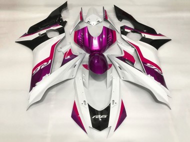 Best 2017-2023 Yamaha YZF R6 Motorcycle Fairings - White Red Purple Black