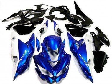 Best 2019-2025 Kawasaki ZX4R ZX-4RR Motorcycle Fairings - White Blue