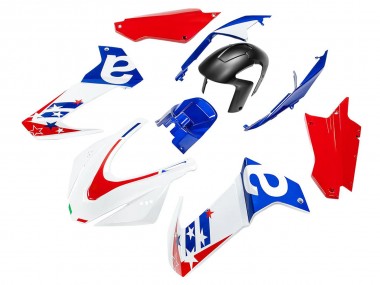 Best 2020-2024 Aprilia RS660 Motorcycle Fairing - White Blue Red
