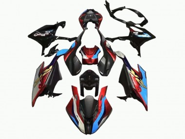 Best 2019-2022 BMW S1000RR Motorcycle Fairing - Black Blue Red Gold