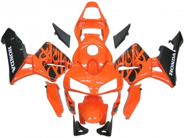 Best 2003-2004 Honda CBR600RR Abs Fairings - Orange White Red Glossy Black Repsol