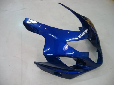 Best 2004-2005 Suzuki GSXR 600/750 Motorcycle Fairings - Blue Grey Glossy Black