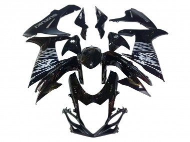 Best 2011-2024 Suzuki GSXR 600/750 Motorcycle Fairings - Glossy Black Silver