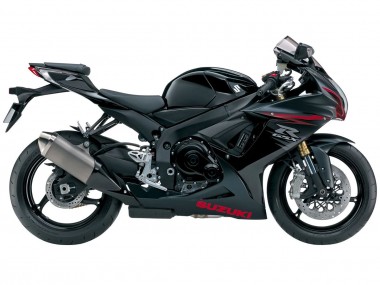 Best 2011-2024 Suzuki GSXR 600/750 Motorcycle Fairings - Matte Black Red