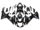 2011-2024 Suzuki GSXR 600/750 Motorcycle Fairings - Matte Black Glossy Black