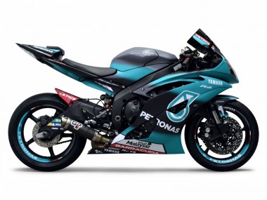 Best 2008-2016 Yamaha YZF R6 Motorcycle Fairings - Light Green White Black Petronas
