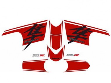 Best 2008-2020 Suzuki GSXR 1300 Hayabusa Motorcycle Fairing - Glossy Black Red