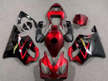 Best 2001-2003 Honda CBR600 F4i Motorcycle Fairings - Candy Red Black