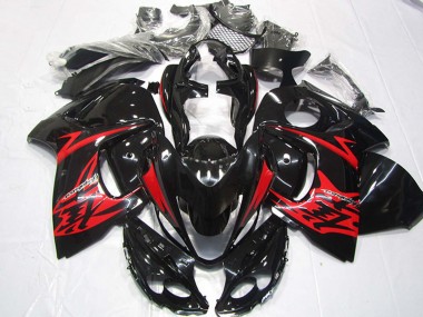 Best 2008-2020 Suzuki GSXR 1300 Hayabusa Motorcycle Fairing - Glossy Black Red