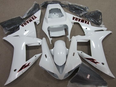Best 2002-2003 Yamaha YZF R1 Motorcycle Fairings - White