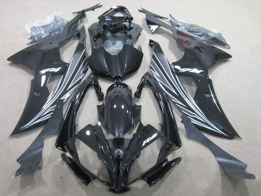 Best 2006-2007 Yamaha YZF R6 Motorcycle Fairings - Glossy Black Matte Black White