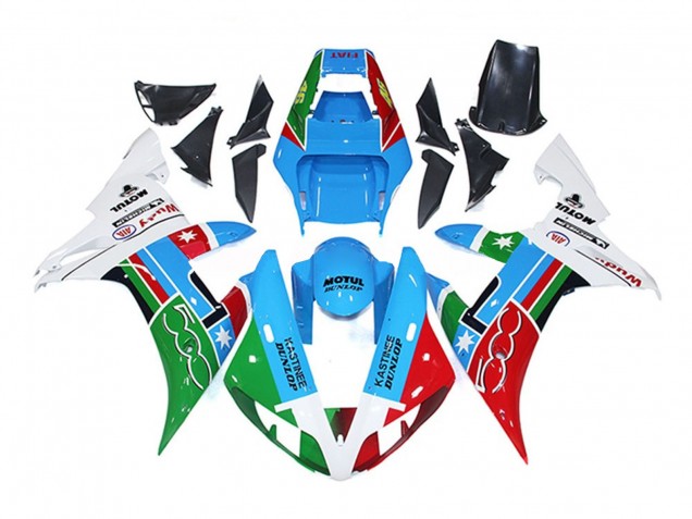 500 Light Blue 2002-2003 R1 Motorcycle Fairings 500 Light Blue 2002-2003 R1 Motorcycle Fairings