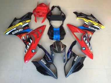 Alien Blue and White 2009-2014 S1000RR Motorcycle Fairings
