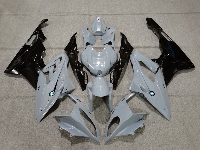 Alien Blue and White 2009-2014 S1000RR Motorcycle Fairings