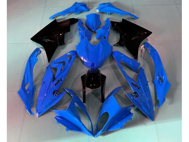 Alien Blue and White 2009-2014 S1000RR Motorcycle Fairings