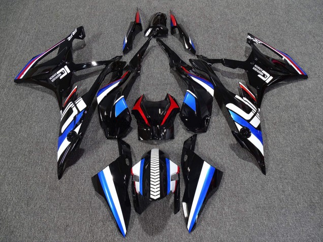 Alien Blue and White 2009-2014 S1000RR Motorcycle Fairings