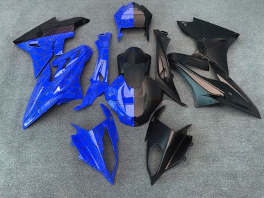 Alien Blue and White 2009-2014 S1000RR Motorcycle Fairings
